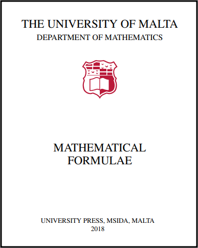 Il-booklet tal-MATSEC