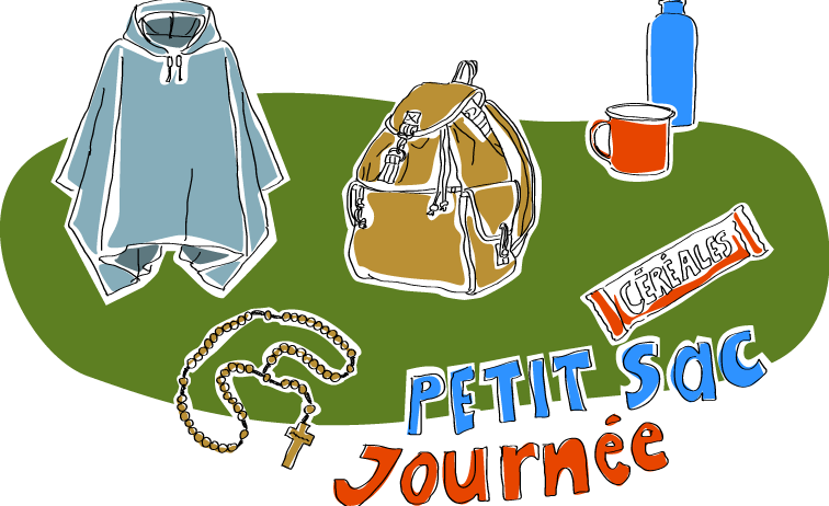 Small day bag (carried during the walk)